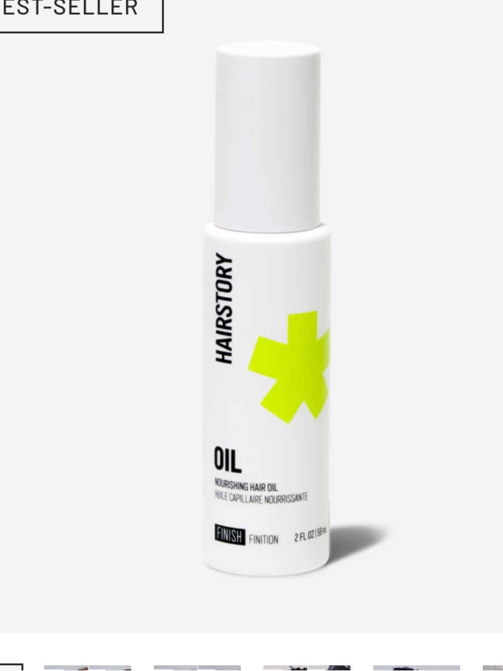 Hairstory hair oil